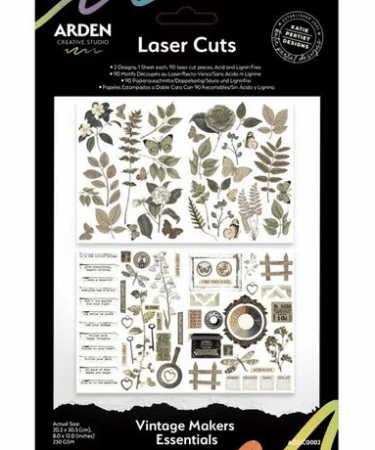 Arden Creative Studio Vintage Makers Laser Cuts (90pcs)