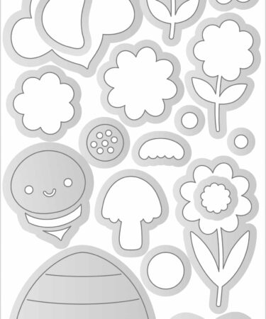 Alternative view of DOODLEBUG DESIGN-collezione bee happy -busy bee doodle cuts