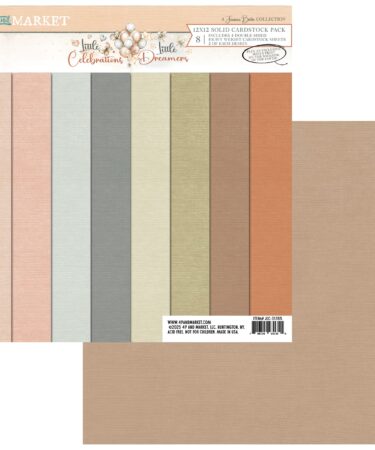 49 And Market - Collezione Little Dreamer/Celebrations  Collection Pack Solids 12"X12" - Solids