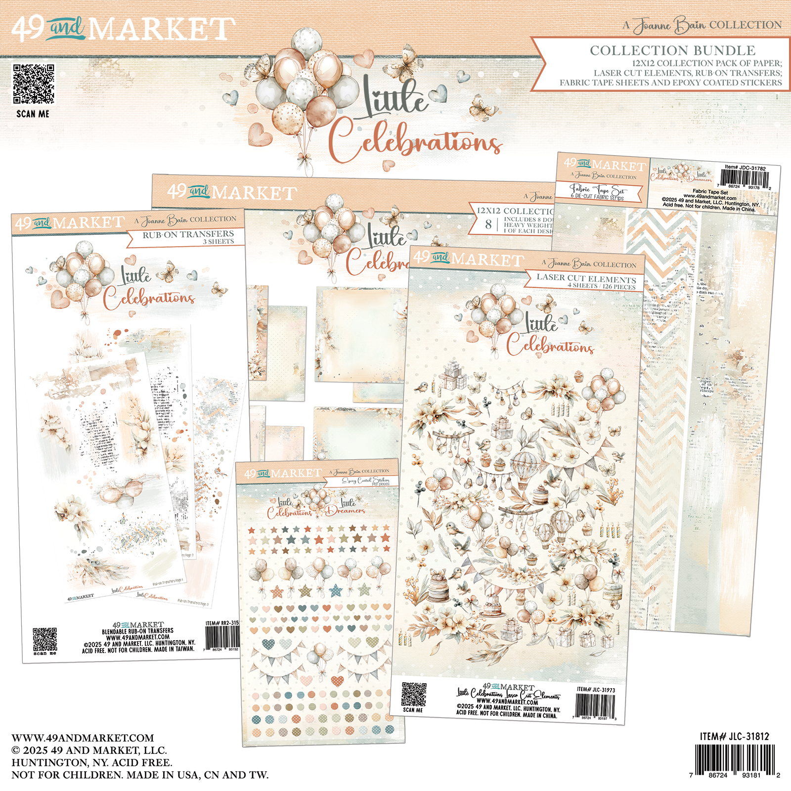49 And Market - Collezione Little Celebrations - Collection Bundle