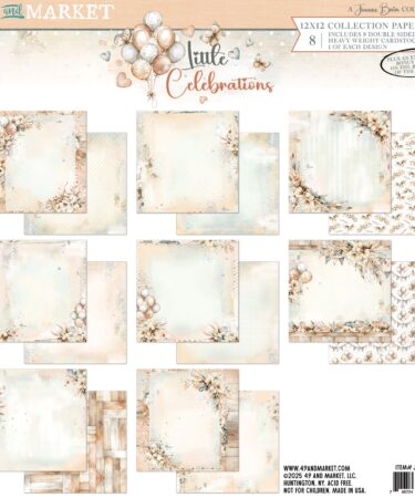 49 And Market - Collezione Little Celebrations - Collection Pack 12"X12"