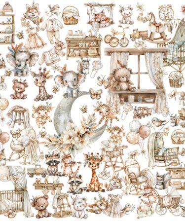 Alternative view of 49 And Market - Collezione Little Dreamer - Laser Cut Outs -Elements