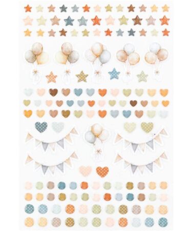 Alternative view of 49 And Market - Collezione Little Dreamer/Little Celebrations - Epoxy Stickers