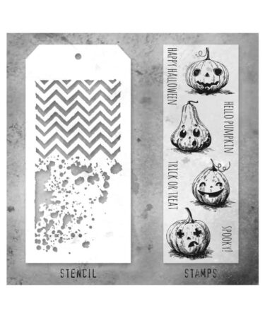 Tim Holtz Mixed-Media Stamps & Stencil - Set #27