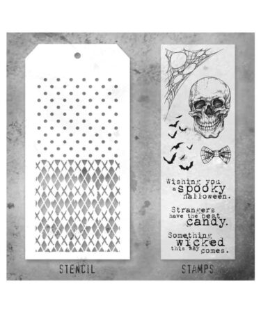 Tim Holtz Mixed-Media Stamps & Stencil - Set #28