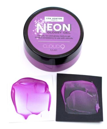 Alternative view of Lisa Horton Crafts Neon Glossy Gel - Lilac