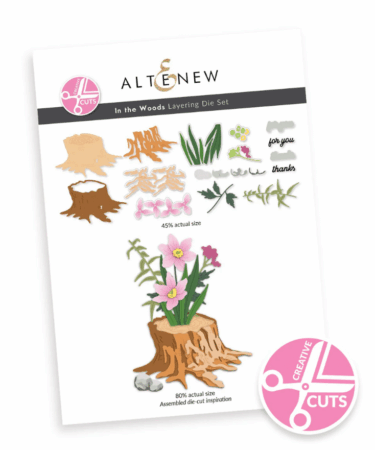 ALTE NEW - Creative Cuts: In the Woods Layering Die Set