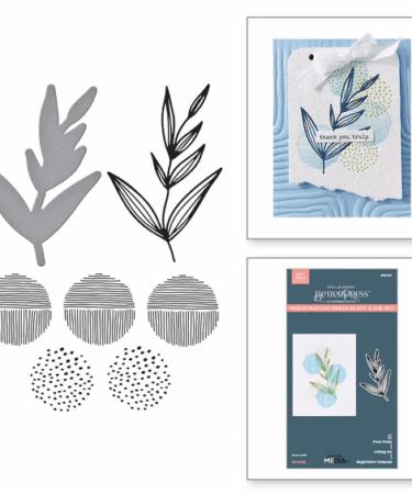 SPELLBINDERS - Betterpress Plates & Die Set - Growing