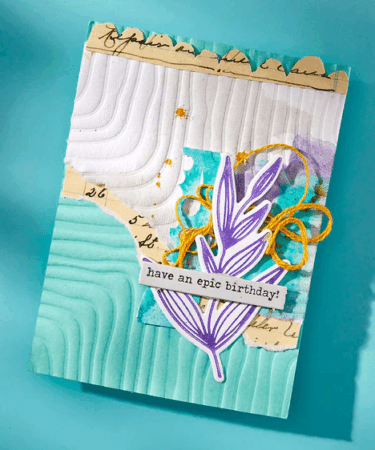 Alternative view of SPELLBINDERS - Embossing folder  - Lined Corners