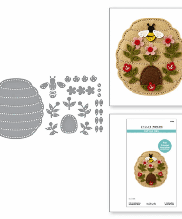 SPELLBINDERS - set di fustelle - Felt Floral Beehive