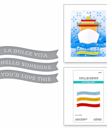 SPELLBINDERS - set di fustelle La Dolce Vita Banners