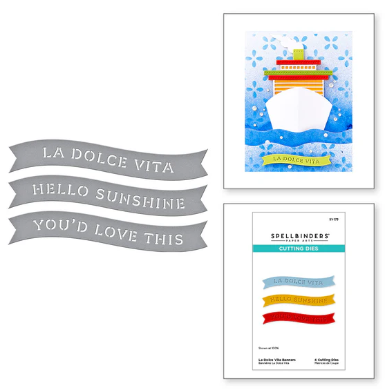 SPELLBINDERS - set di fustelle La Dolce Vita Banners
