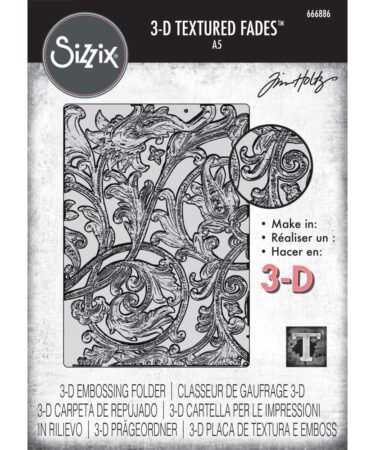 Sizzix 3D Texture Fades by Tim Holtz A5 Entangled Large