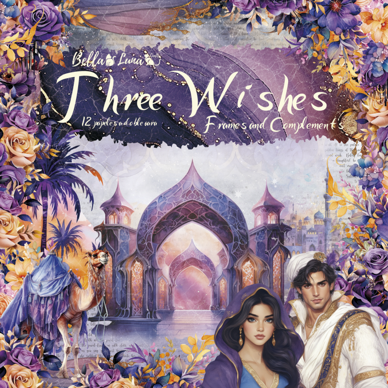 BELLALUNA - COLLEZIONE THREE WISHES - FRAMES & COMPLEMENTS COLLECTION 12X12"