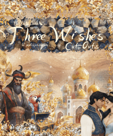 BELLALUNA - COLLEZIONE THREE WISHES - CUT-OUTS COLLECTION 8X8"