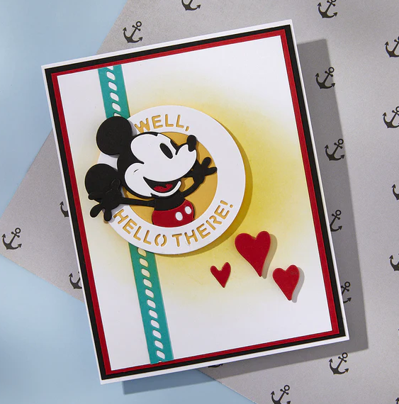 Spellbinders - from the Say Cheese Classic Mouse Collection - Frame & Sentiments Etched Dies - immagine 2