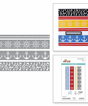 Spellbinders - from the Say Cheese Classic Mouse Collection -  Classic Mouse Borders Etched Dies