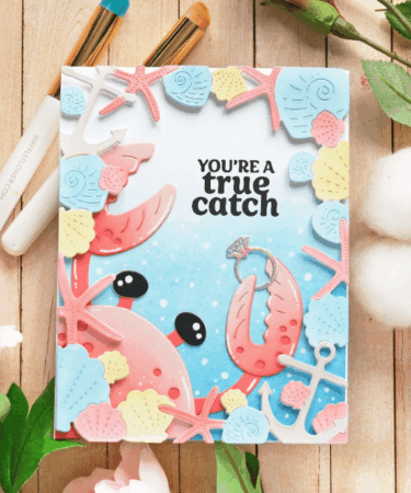 Alternative view of WAFFLE FLOWER - Coastal Greetings Stamp Set