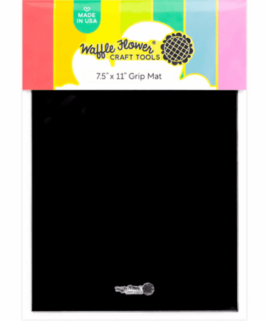 WAFFLE FLOWER - 7.5x11 Grip Mat - Black
