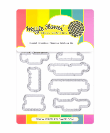 WAFFLE FLOWER - Coastal Greetings Piercing Matching Die