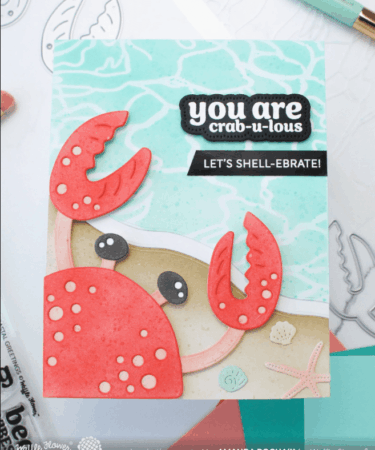 Alternative view of WAFFLE FLOWER - Coastal Greetings Piercing Matching Die