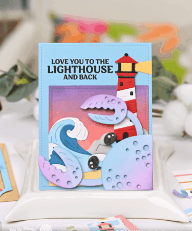 Alternative view of WAFFLE FLOWER - Coastline Die-n-stencil