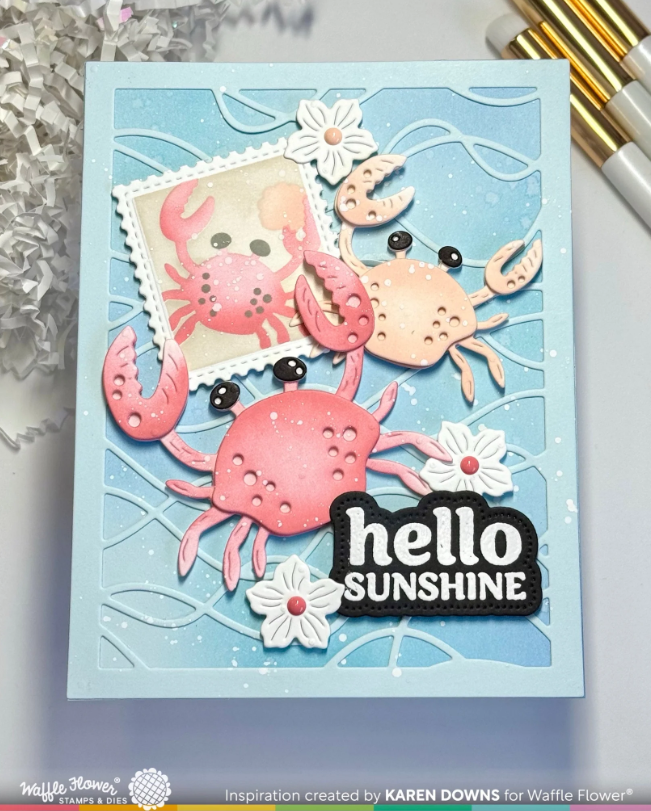 WAFFLE FLOWER - Hello Sunshine Piercing Matching Die - immagine 2