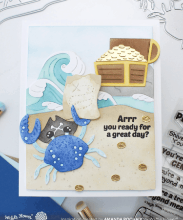 Alternative view of WAFFLE FLOWER - Inquisitive Pirate Add-On Die