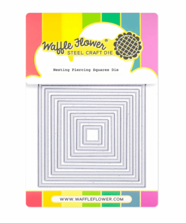 WAFFLE FLOWER - Nesting Piercing Squares Die