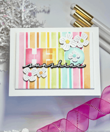 Alternative view of WAFFLE FLOWER - Overlapping Hello Additions Stamp Set