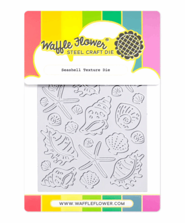 WAFFLE FLOWER - Seashell Texture Die