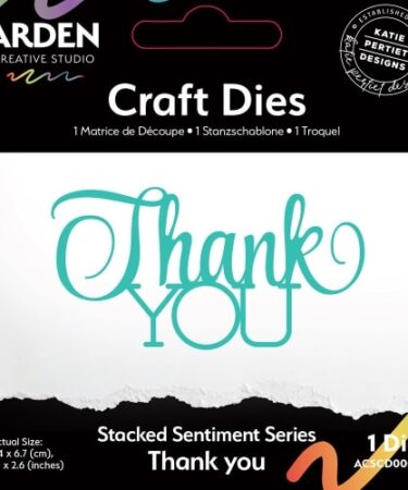 Arden Creative Studio - Sentiment Series Craft Dies Stacked Thank You
