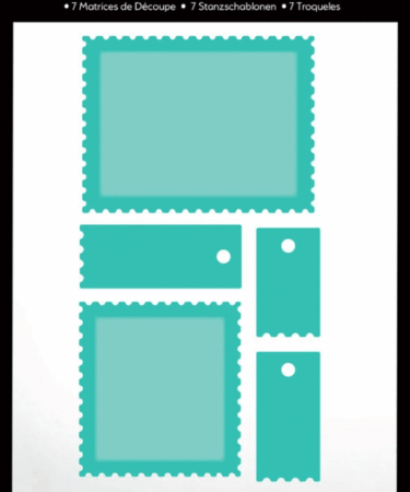 Arden Creative Studio - Maker Series Craft Dies - Postage Essentials 01