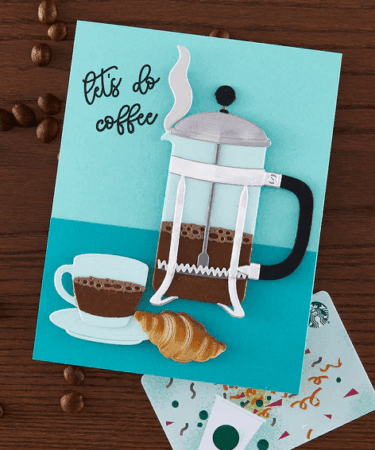 Alternative view of Hero Arts Coffee and Croissant Die Set