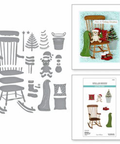 Spellbinders - Christmas Rocking Chair Etched Dies