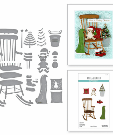 Spellbinders - Christmas Rocking Chair Etched Dies