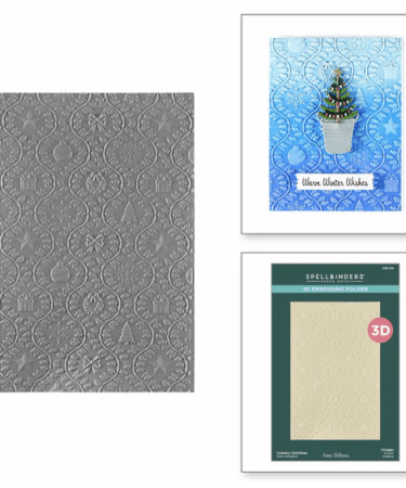 Spellbinders - Country Christmas 3D Embossing Folder