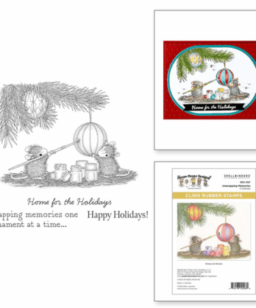 Spellbinders - Unwrapping Memories Cling Rubber Stamp Set