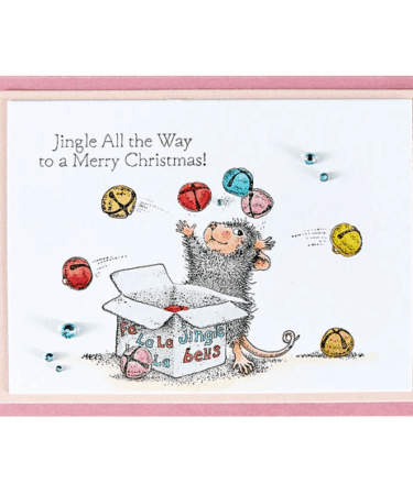 Alternative view of Spellbinders - Jingle Bell Wishes Cling Rubber Stamp Set