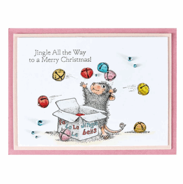 Alternative view of Spellbinders - Jingle Bell Wishes Cling Rubber Stamp Set