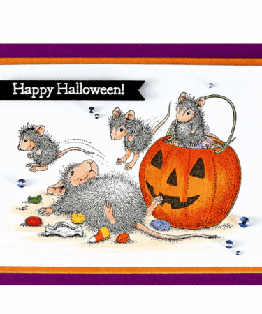 Alternative view of Spellbinders - Trick or Treat! Cling Rubber Stamp Set