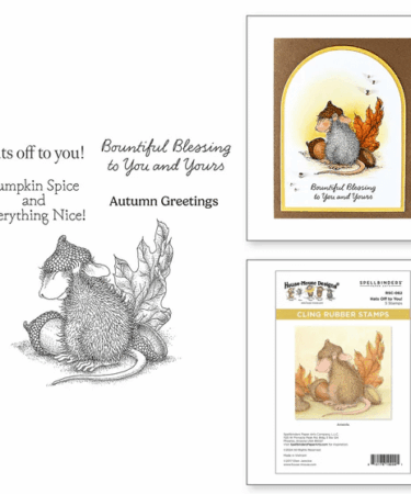 Spellbinders - Hats Off to You! Cling Rubber Stamp Set