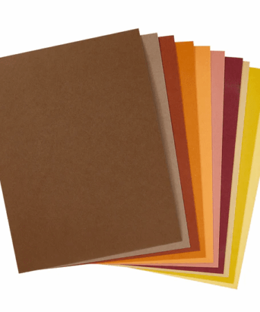 Spellbinders - Fall Assortment ColorWheel Cardstock 8.5 x 11"(10 fogli)