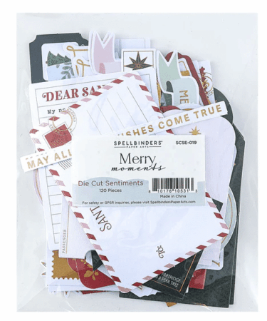Spellbinders - Merry Moments Die Cut Sentiments