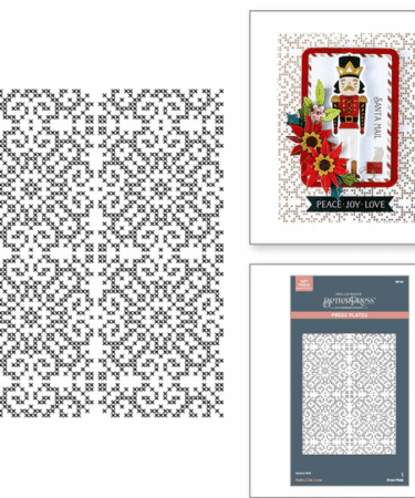 Spellbinders - Petite Criss Cross Press Plate