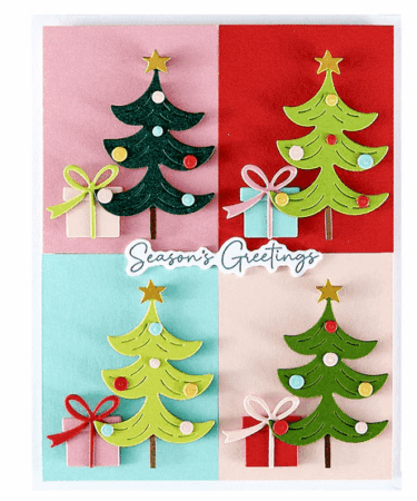 Alternative view of Spellbinders - Merry Messages Plate & Die Set