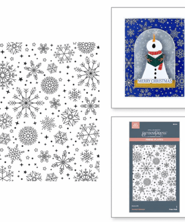 Spellbinders - Snowfall Shimmer BetterPress Plate
