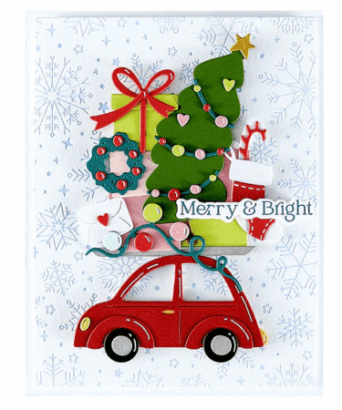 Alternative view of Spellbinders - Yuletide Ride Etched Dies