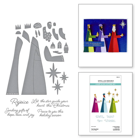 Spellbinders - The Three Magi Stamp & Die Set