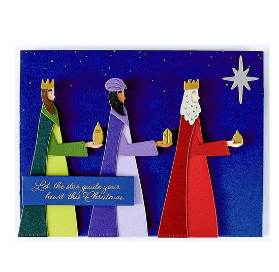 Spellbinders - The Three Magi Stamp & Die Set - immagine 2